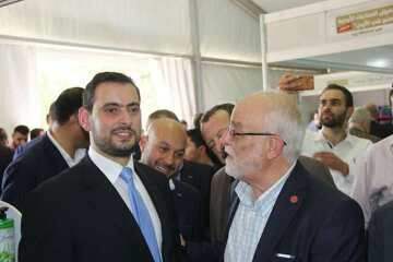 His Excellency Dr. Bassam Bitar with his Excellency Minister of Industry and Trade